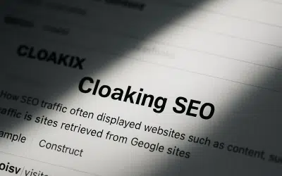 Qu’est-ce que le cloaking et pourquoi l’éviter en SEO ?